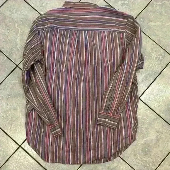 Austin Reed Striped Button Down Shirt Size XL - Picture 3 of 4